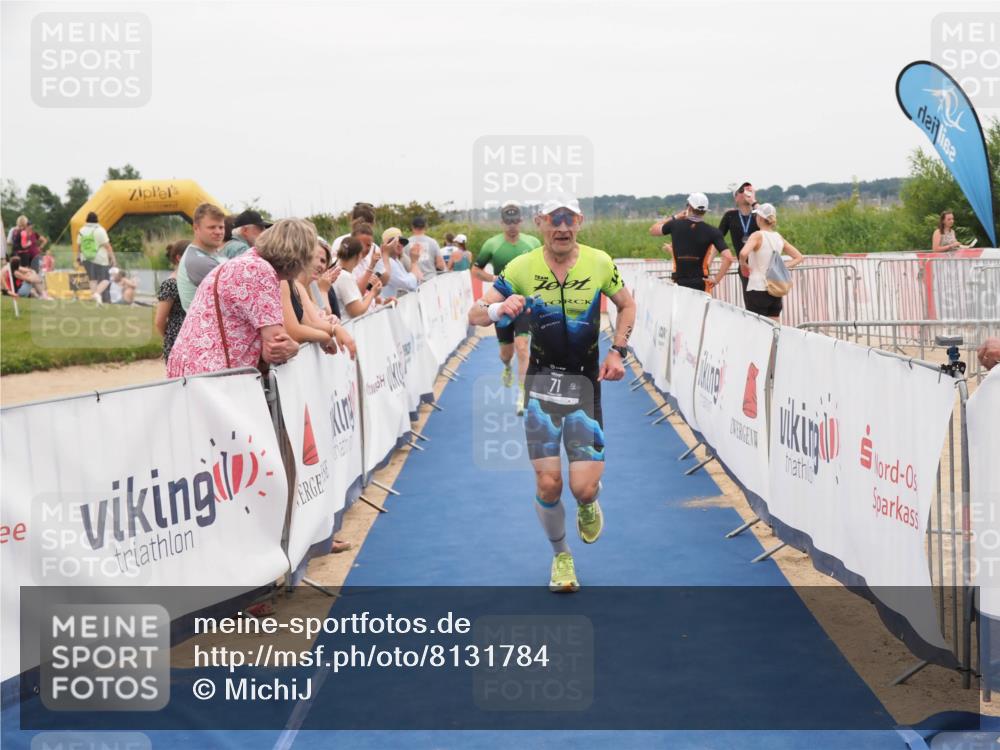 22.06.2025 - Viking Triathlon MichiJ http://msf.ph/oto/8131784 22.06.2025 15:41:31 Ziel 71, 505 meine-sportfotos.de