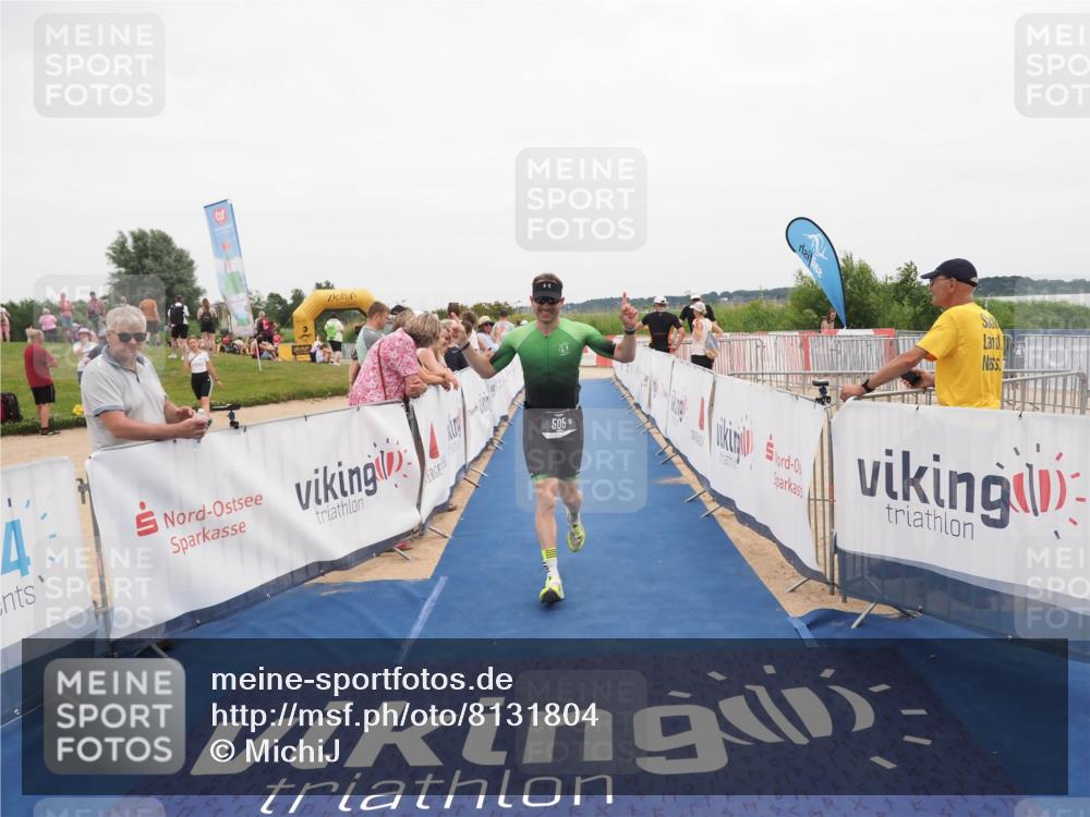 22.06.2025 - Viking Triathlon MichiJ http://msf.ph/oto/8131804 22.06.2025 15:41:33 Ziel 71, 505 meine-sportfotos.de