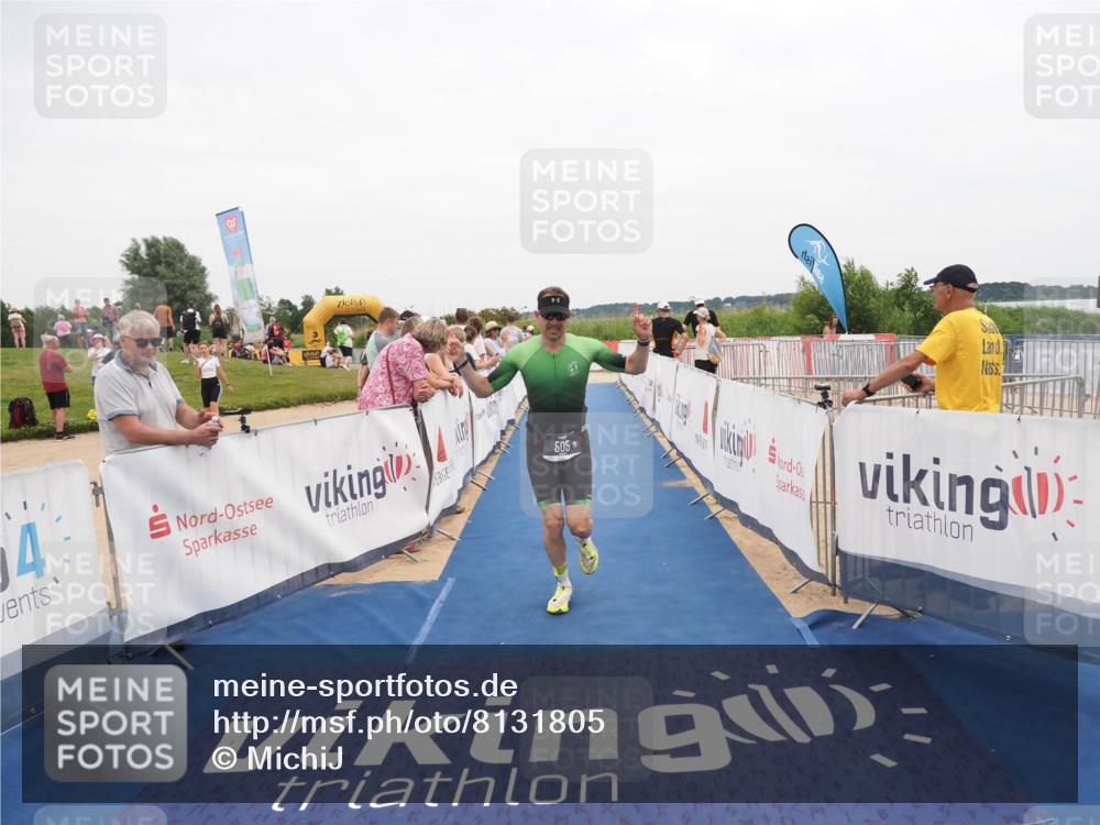 22.06.2025 - Viking Triathlon MichiJ http://msf.ph/oto/8131805 22.06.2025 15:41:33 Ziel 71, 505 meine-sportfotos.de