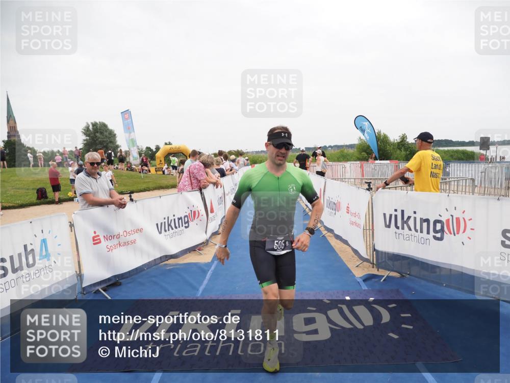 22.06.2025 - Viking Triathlon MichiJ http://msf.ph/oto/8131811 22.06.2025 15:41:34 Ziel 71, 505 meine-sportfotos.de