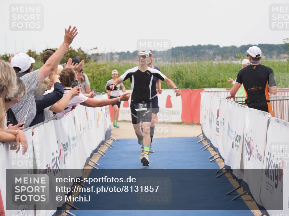 22.06.2025 - Viking Triathlon MichiJ http://msf.ph/oto/8131857 22.06.2025 15:42:12 Ziel 78, 172 meine-sportfotos.de
