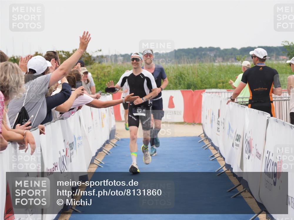 22.06.2025 - Viking Triathlon MichiJ http://msf.ph/oto/8131860 22.06.2025 15:42:13 Ziel 78, 172 meine-sportfotos.de