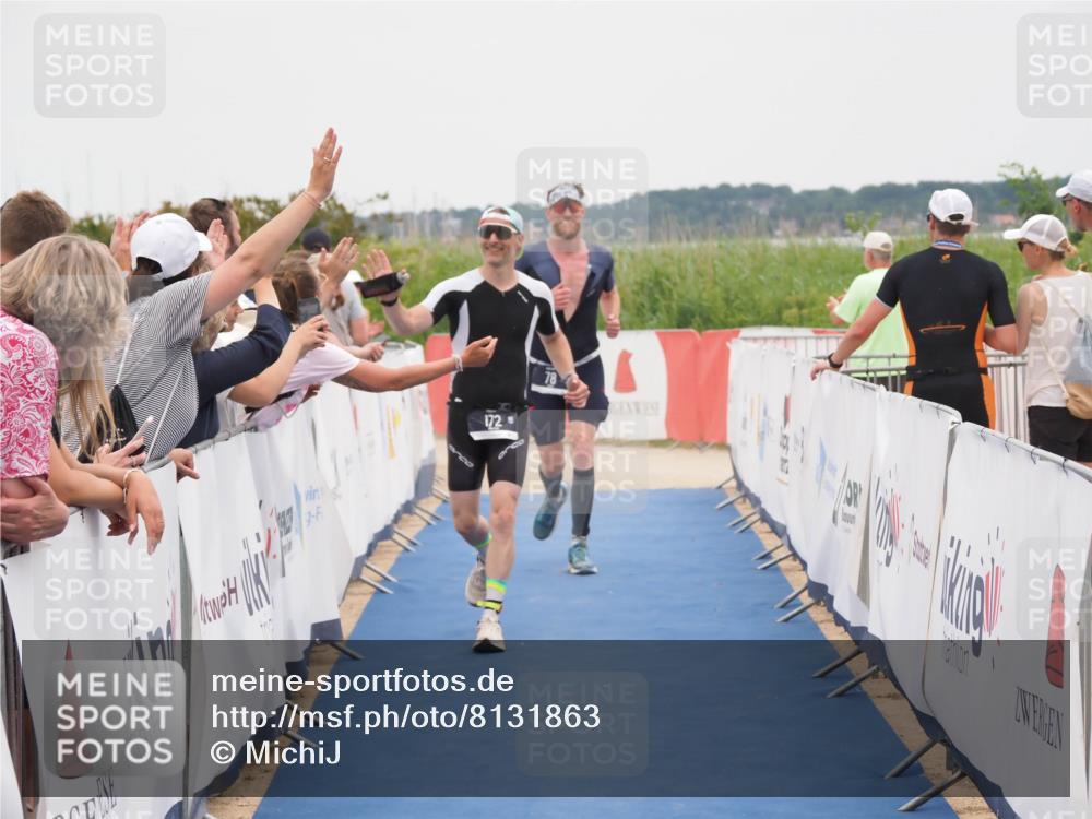 22.06.2025 - Viking Triathlon MichiJ http://msf.ph/oto/8131863 22.06.2025 15:42:13 Ziel 78, 172 meine-sportfotos.de