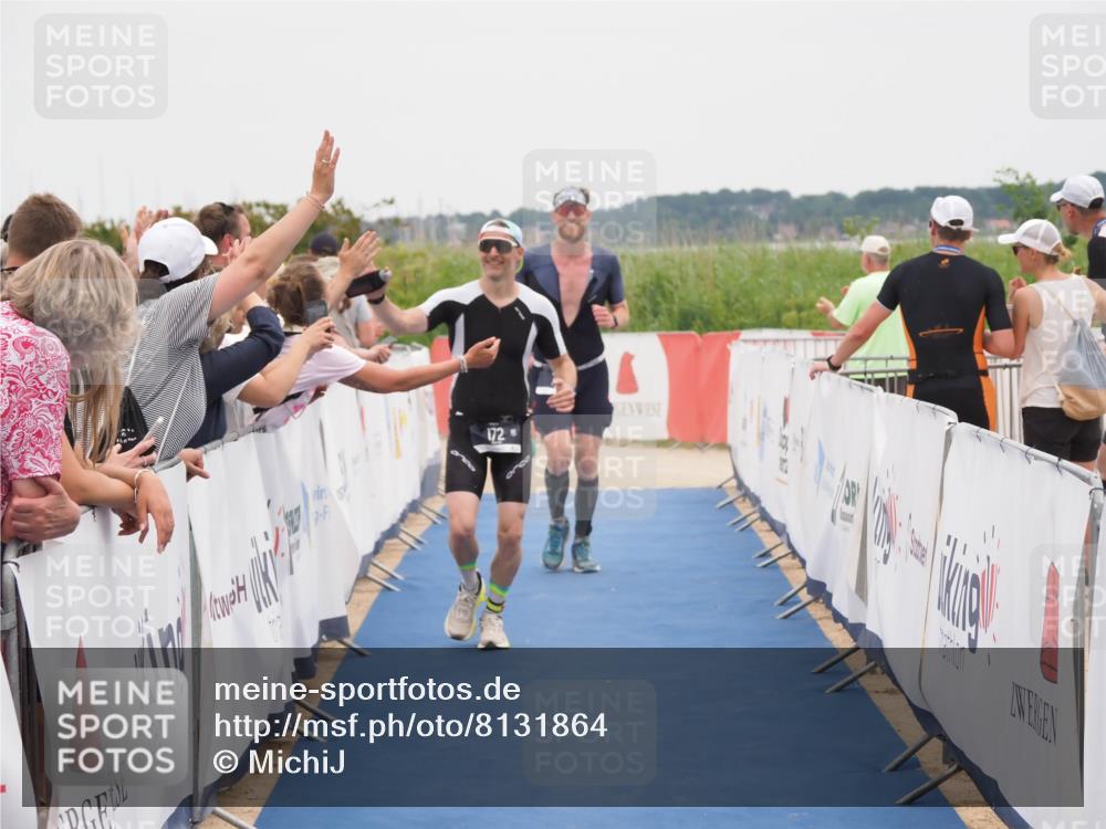 22.06.2025 - Viking Triathlon MichiJ http://msf.ph/oto/8131864 22.06.2025 15:42:13 Ziel 78, 172 meine-sportfotos.de
