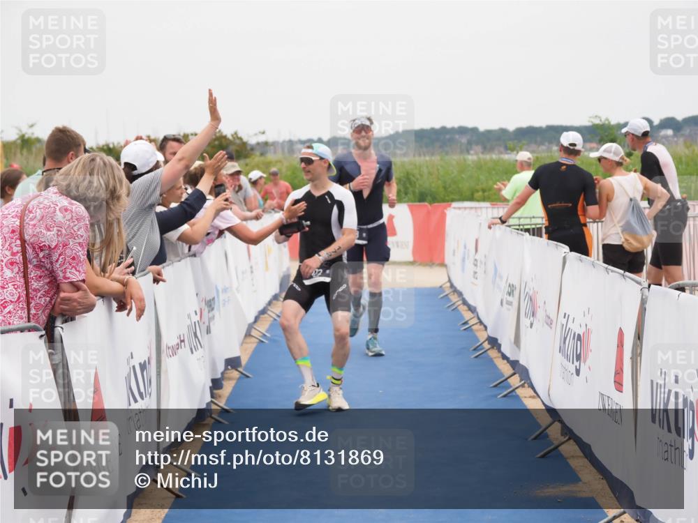 22.06.2025 - Viking Triathlon MichiJ http://msf.ph/oto/8131869 22.06.2025 15:42:14 Ziel 78, 172, 182 meine-sportfotos.de