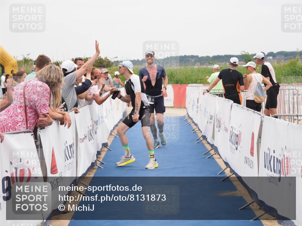 22.06.2025 - Viking Triathlon MichiJ http://msf.ph/oto/8131873 22.06.2025 15:42:14 Ziel 78, 172, 182 meine-sportfotos.de
