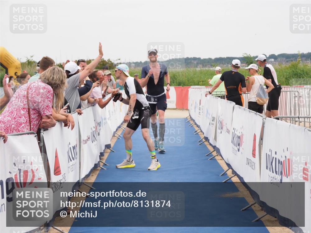22.06.2025 - Viking Triathlon MichiJ http://msf.ph/oto/8131874 22.06.2025 15:42:14 Ziel 78, 172, 182 meine-sportfotos.de
