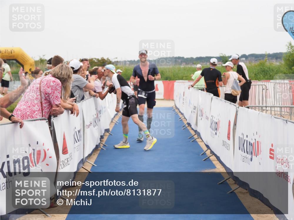 22.06.2025 - Viking Triathlon MichiJ http://msf.ph/oto/8131877 22.06.2025 15:42:15 Ziel 78, 172, 182 meine-sportfotos.de