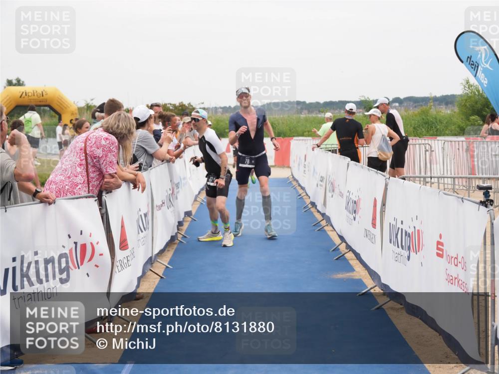 22.06.2025 - Viking Triathlon MichiJ http://msf.ph/oto/8131880 22.06.2025 15:42:15 Ziel 78, 172, 182 meine-sportfotos.de