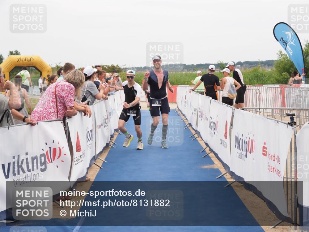 22.06.2025 - Viking Triathlon MichiJ http://msf.ph/oto/8131882 22.06.2025 15:42:15 Ziel 78, 172, 182 meine-sportfotos.de