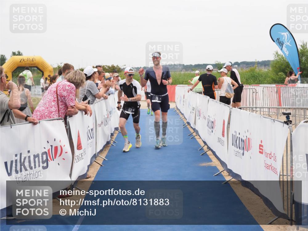 22.06.2025 - Viking Triathlon MichiJ http://msf.ph/oto/8131883 22.06.2025 15:42:15 Ziel 78, 172, 182 meine-sportfotos.de