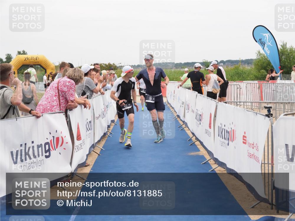 22.06.2025 - Viking Triathlon MichiJ http://msf.ph/oto/8131885 22.06.2025 15:42:16 Ziel 78, 172, 182 meine-sportfotos.de
