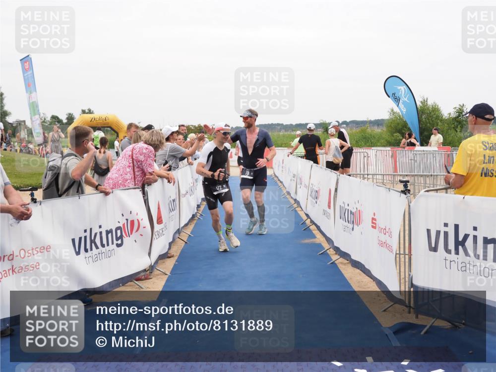 22.06.2025 - Viking Triathlon MichiJ http://msf.ph/oto/8131889 22.06.2025 15:42:16 Ziel 78, 172, 182 meine-sportfotos.de