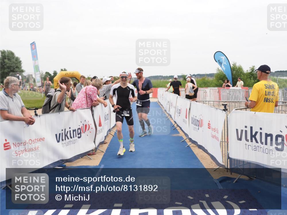 22.06.2025 - Viking Triathlon MichiJ http://msf.ph/oto/8131892 22.06.2025 15:42:16 Ziel 78, 172, 182 meine-sportfotos.de