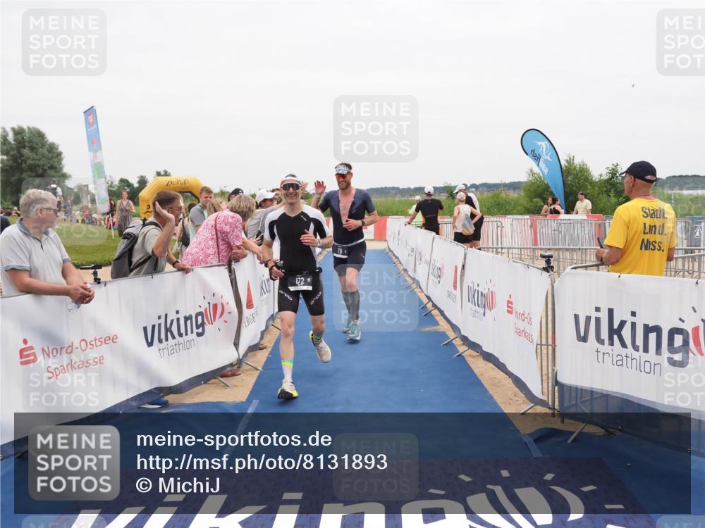 22.06.2025 - Viking Triathlon MichiJ http://msf.ph/oto/8131893 22.06.2025 15:42:17 Ziel 64, 78, 172, 182 meine-sportfotos.de