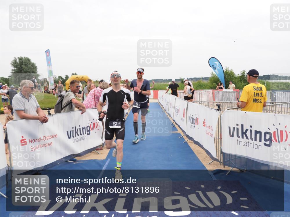 22.06.2025 - Viking Triathlon MichiJ http://msf.ph/oto/8131896 22.06.2025 15:42:17 Ziel 64, 78, 172, 182 meine-sportfotos.de