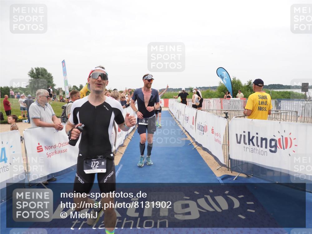 22.06.2025 - Viking Triathlon MichiJ http://msf.ph/oto/8131902 22.06.2025 15:42:18 Ziel 64, 78, 172, 182 meine-sportfotos.de