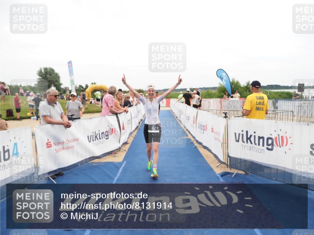 22.06.2025 - Viking Triathlon MichiJ http://msf.ph/oto/8131914 22.06.2025 15:42:21 Ziel 64, 78, 172, 182 meine-sportfotos.de