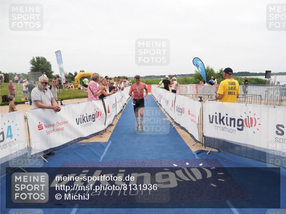 22.06.2025 - Viking Triathlon MichiJ http://msf.ph/oto/8131936 22.06.2025 15:42:23 Ziel 64, 78, 182 meine-sportfotos.de