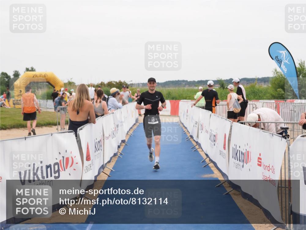 22.06.2025 - Viking Triathlon MichiJ http://msf.ph/oto/8132114 22.06.2025 15:43:17 Ziel 501 meine-sportfotos.de