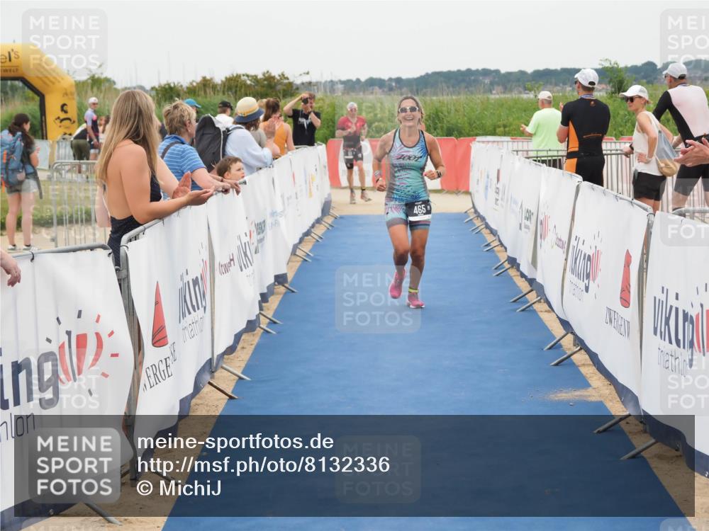 22.06.2025 - Viking Triathlon MichiJ http://msf.ph/oto/8132336 22.06.2025 15:45:03 Ziel 465, 511 meine-sportfotos.de
