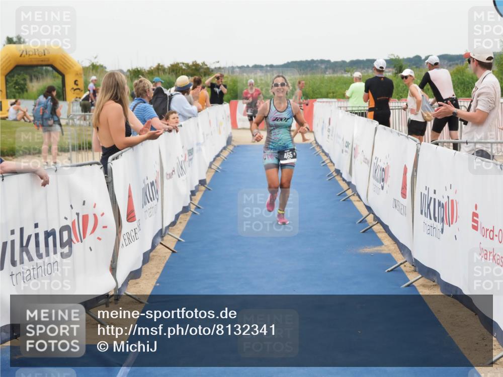 22.06.2025 - Viking Triathlon MichiJ http://msf.ph/oto/8132341 22.06.2025 15:45:04 Ziel 465, 511 meine-sportfotos.de