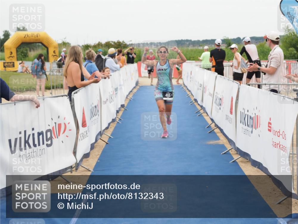 22.06.2025 - Viking Triathlon MichiJ http://msf.ph/oto/8132343 22.06.2025 15:45:04 Ziel 465, 511 meine-sportfotos.de