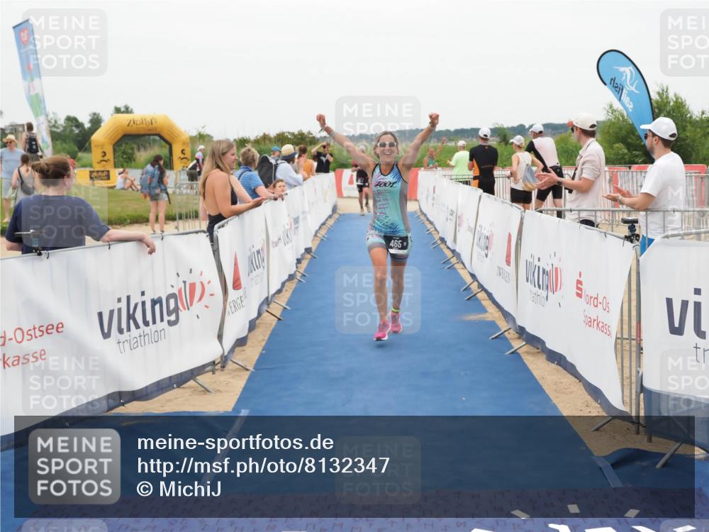 22.06.2025 - Viking Triathlon MichiJ http://msf.ph/oto/8132347 22.06.2025 15:45:04 Ziel 465, 511 meine-sportfotos.de