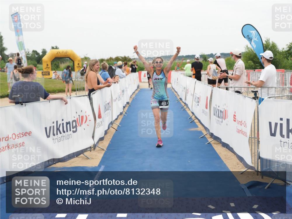 22.06.2025 - Viking Triathlon MichiJ http://msf.ph/oto/8132348 22.06.2025 15:45:04 Ziel 465, 511 meine-sportfotos.de