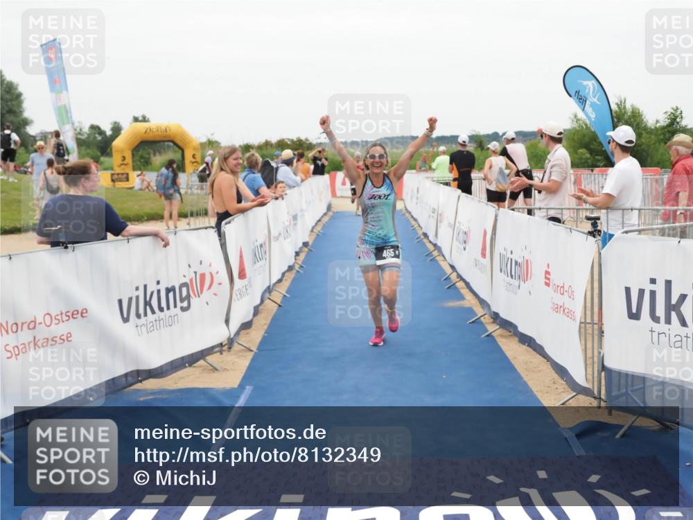 22.06.2025 - Viking Triathlon MichiJ http://msf.ph/oto/8132349 22.06.2025 15:45:05 Ziel 465, 511 meine-sportfotos.de