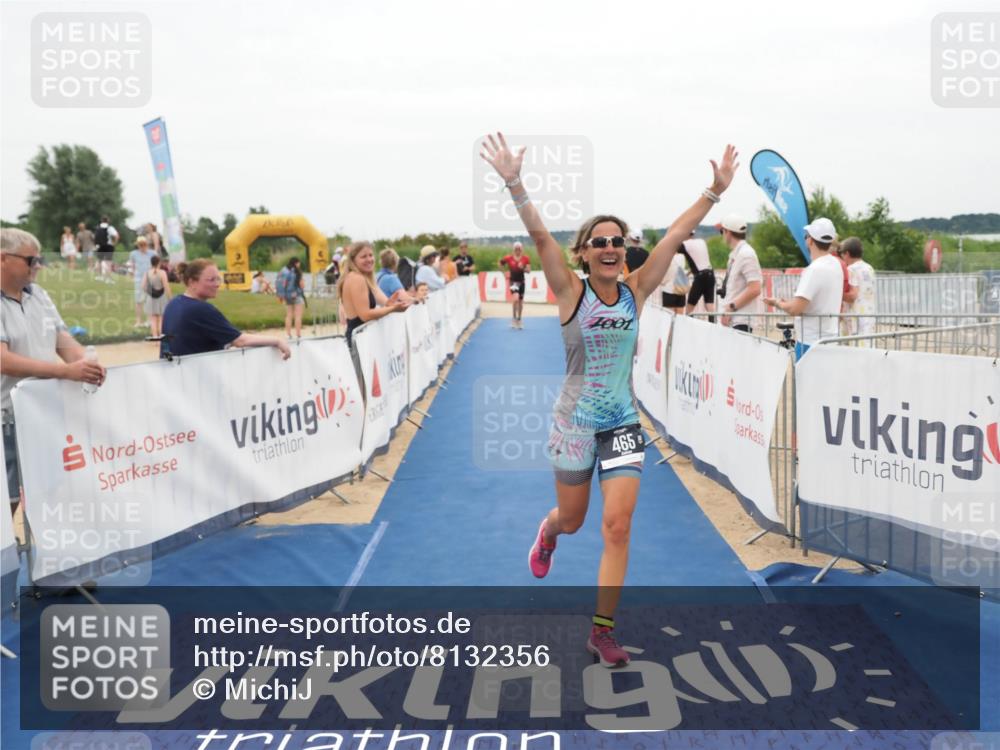 22.06.2025 - Viking Triathlon MichiJ http://msf.ph/oto/8132356 22.06.2025 15:45:05 Ziel 465, 511 meine-sportfotos.de