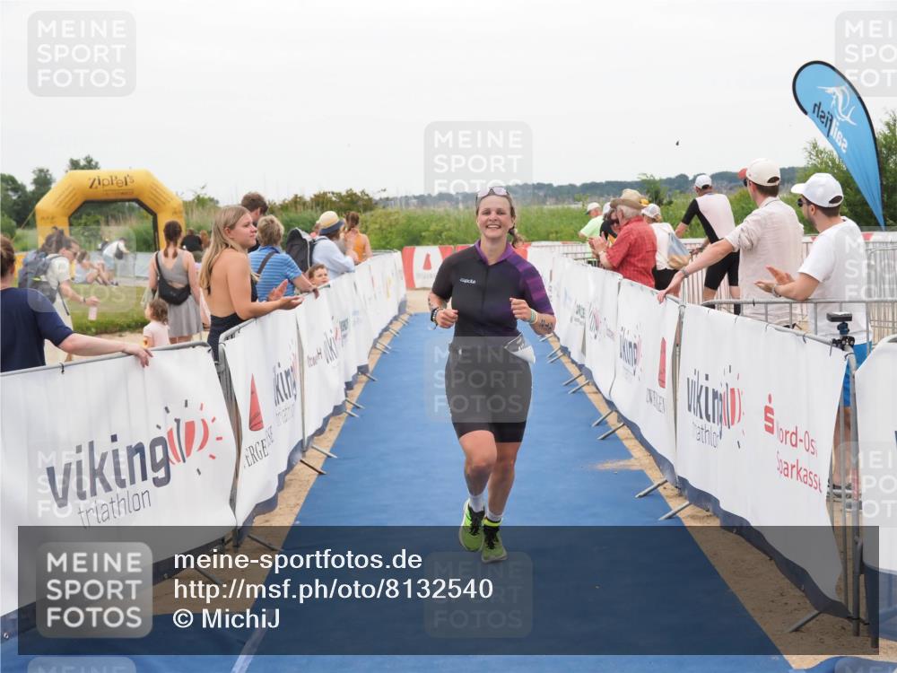 22.06.2025 - Viking Triathlon MichiJ http://msf.ph/oto/8132540 22.06.2025 15:46:05 Ziel 412 meine-sportfotos.de