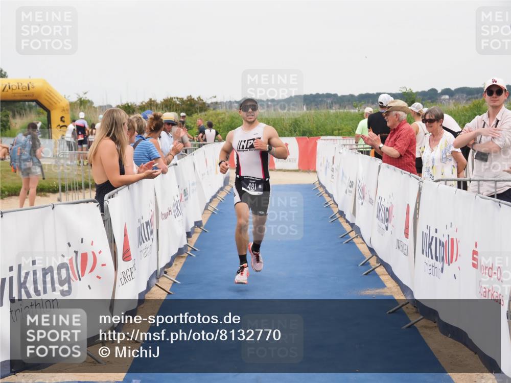 22.06.2025 - Viking Triathlon MichiJ http://msf.ph/oto/8132770 22.06.2025 15:48:20 Ziel 481 meine-sportfotos.de
