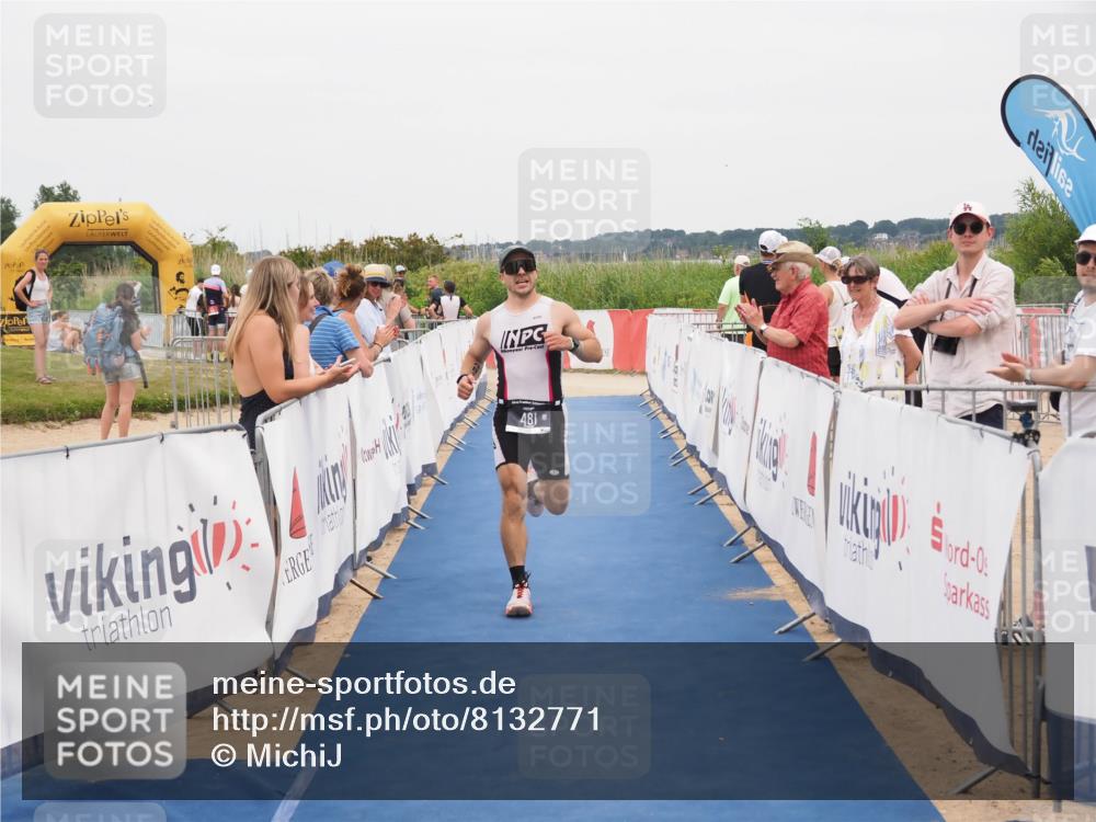 22.06.2025 - Viking Triathlon MichiJ http://msf.ph/oto/8132771 22.06.2025 15:48:20 Ziel 481 meine-sportfotos.de
