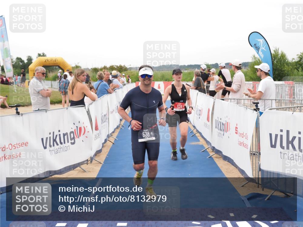 22.06.2025 - Viking Triathlon MichiJ http://msf.ph/oto/8132979 22.06.2025 15:52:03 Ziel 538, 624 meine-sportfotos.de