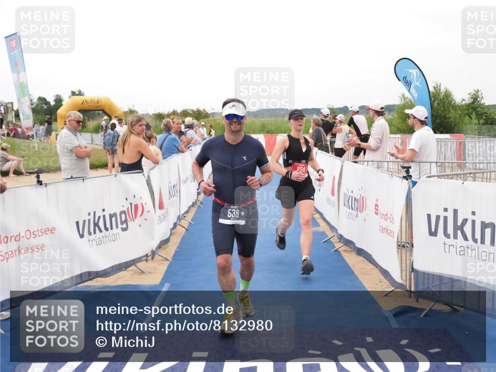 22.06.2025 - Viking Triathlon MichiJ http://msf.ph/oto/8132980 22.06.2025 15:52:03 Ziel 538, 624 meine-sportfotos.de
