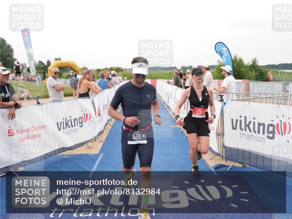 22.06.2025 - Viking Triathlon MichiJ http://msf.ph/oto/8132984 22.06.2025 15:52:03 Ziel 538, 624 meine-sportfotos.de
