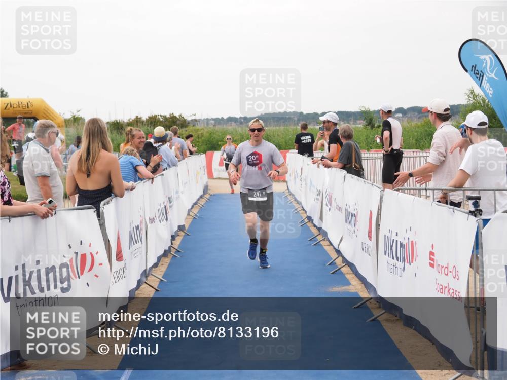22.06.2025 - Viking Triathlon MichiJ http://msf.ph/oto/8133196 22.06.2025 15:54:17 Ziel 43, 241 meine-sportfotos.de