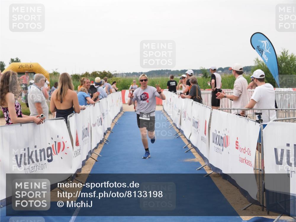 22.06.2025 - Viking Triathlon MichiJ http://msf.ph/oto/8133198 22.06.2025 15:54:17 Ziel 43, 241 meine-sportfotos.de