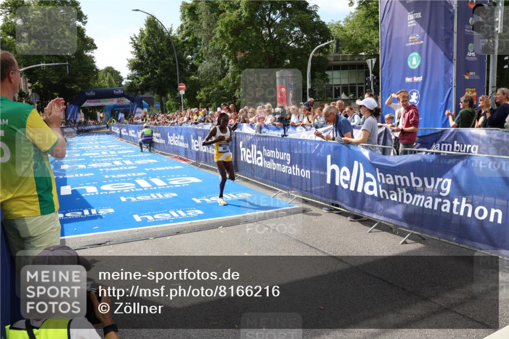 29.06.2025 - hella hamburg halbmarathon Zöllner http://msf.ph/oto/8166216 29.06.2025 10:11:13 Ziel 46 meine-sportfotos.de
