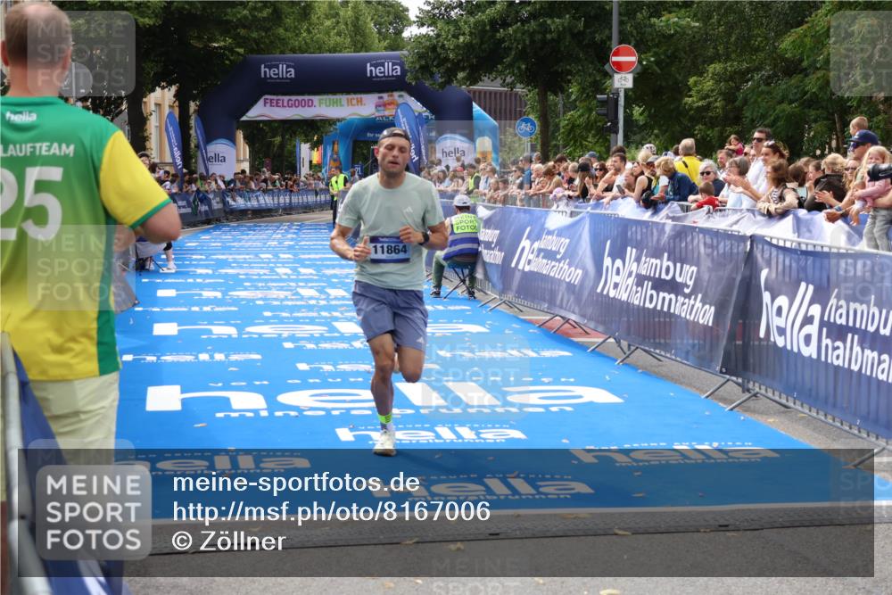 29.06.2025 - hella hamburg halbmarathon Zöllner http://msf.ph/oto/8167006 29.06.2025 10:16:42 Ziel 11864 meine-sportfotos.de