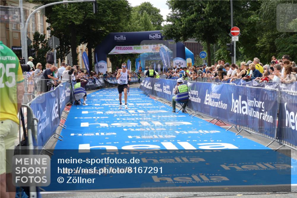 29.06.2025 - hella hamburg halbmarathon Zöllner http://msf.ph/oto/8167291 29.06.2025 10:17:56 Ziel 14932, 15166 meine-sportfotos.de