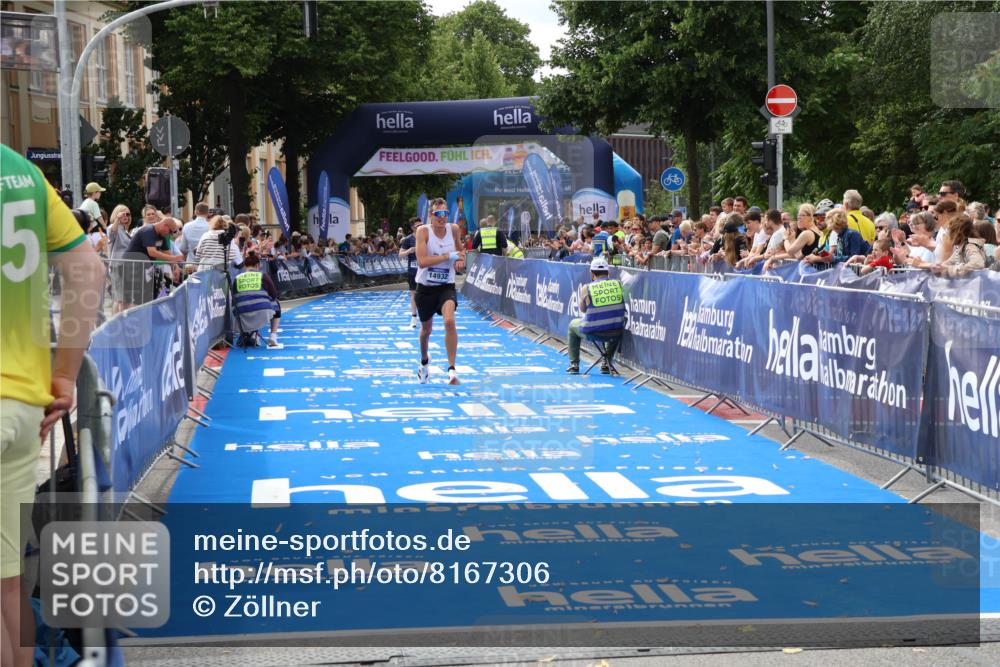 29.06.2025 - hella hamburg halbmarathon Zöllner http://msf.ph/oto/8167306 29.06.2025 10:17:57 Ziel 14932, 15166 meine-sportfotos.de