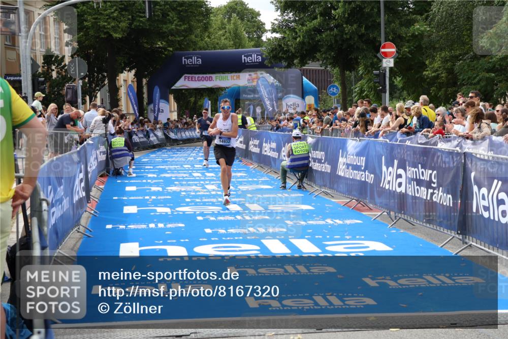 29.06.2025 - hella hamburg halbmarathon Zöllner http://msf.ph/oto/8167320 29.06.2025 10:17:57 Ziel 14932, 15166 meine-sportfotos.de