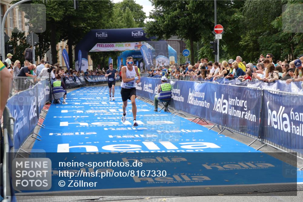29.06.2025 - hella hamburg halbmarathon Zöllner http://msf.ph/oto/8167330 29.06.2025 10:17:57 Ziel 14932, 15166 meine-sportfotos.de