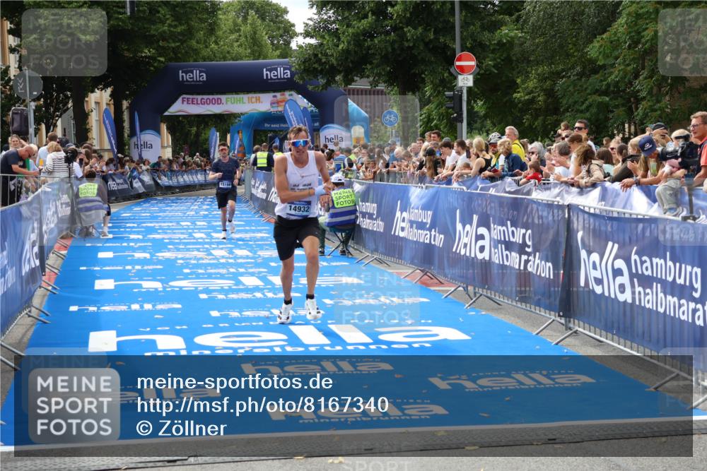 29.06.2025 - hella hamburg halbmarathon Zöllner http://msf.ph/oto/8167340 29.06.2025 10:17:58 Ziel 14932, 15166 meine-sportfotos.de