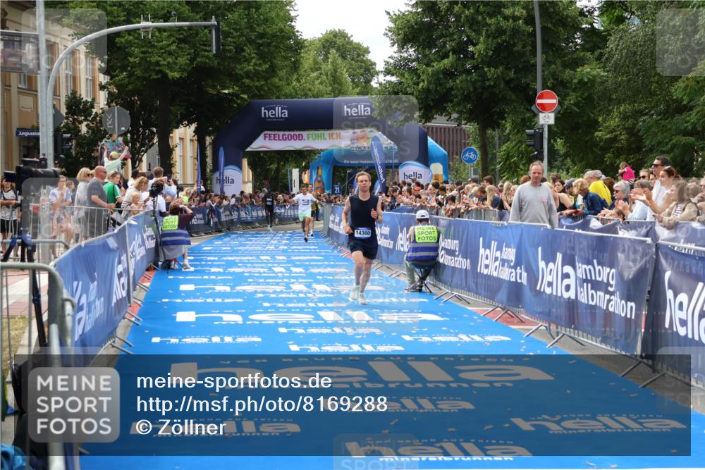 29.06.2025 - hella hamburg halbmarathon Zöllner http://msf.ph/oto/8169288 29.06.2025 10:20:47 Ziel 14360, 16988 meine-sportfotos.de