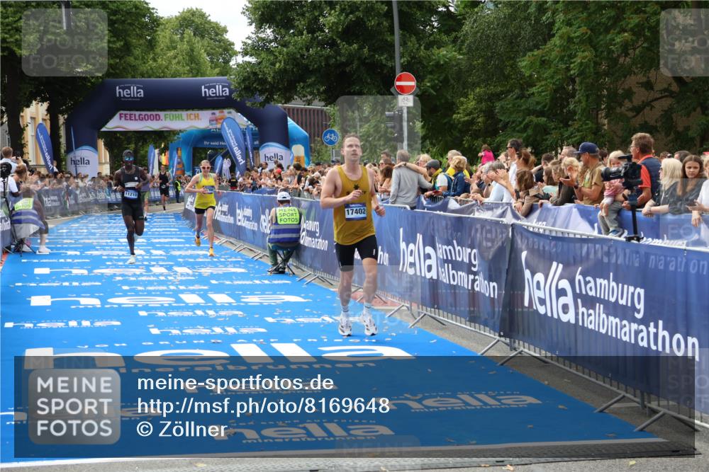 29.06.2025 - hella hamburg halbmarathon Zöllner http://msf.ph/oto/8169648 29.06.2025 10:20:56 Ziel 11210, 14766, 17402, 19075 meine-sportfotos.de