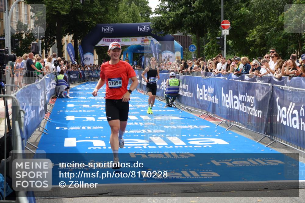 29.06.2025 - hella hamburg halbmarathon Zöllner http://msf.ph/oto/8170228 29.06.2025 10:21:39 Ziel 6559, 9442, 11965, 17856 meine-sportfotos.de