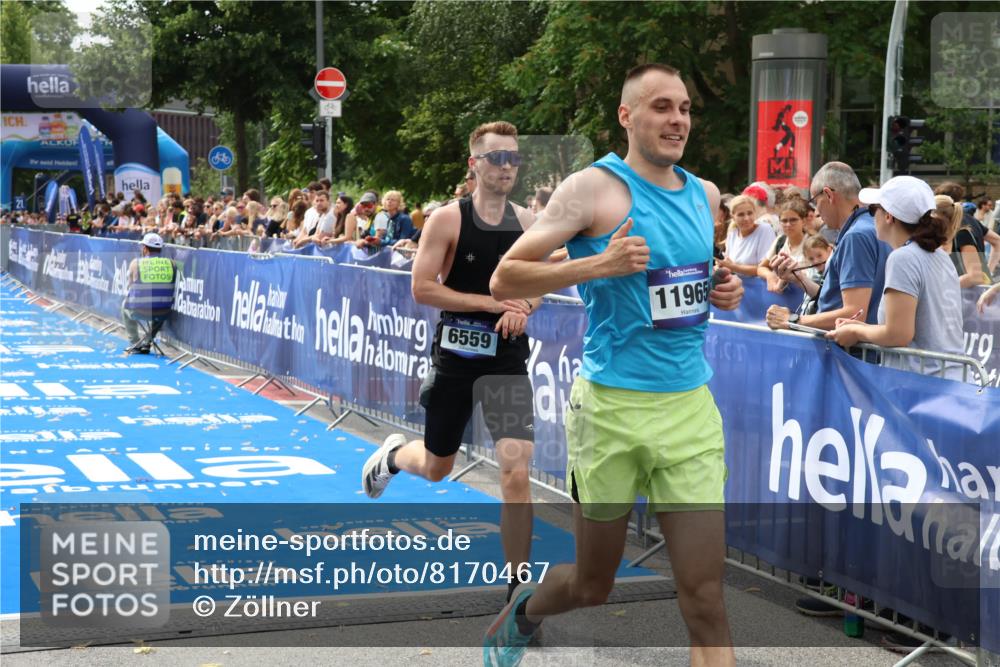 29.06.2025 - hella hamburg halbmarathon Zöllner http://msf.ph/oto/8170467 29.06.2025 10:21:46 Ziel 6559, 11965 meine-sportfotos.de